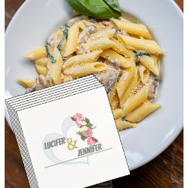 Guardanapo De Papel Casamento moderno personalizado Napkins