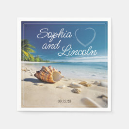 Guardanapo De Papel Casamento na moda de Verão