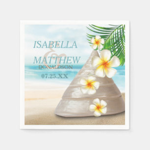 Guardanapo De Papel Casamento na praia Personalizar