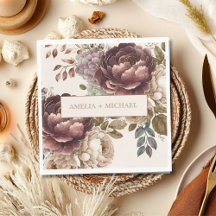 Casamento no inverno de queda floral de Ivory burg