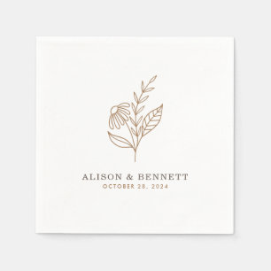 Guardanapo De Papel Casamento outono Autumn Sprig