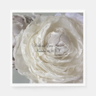 Guardanapo De Papel Casamento Peônia Marfim