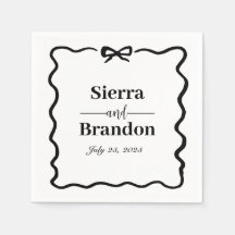Casamento Personalizado B&W Moderno e Minimalista