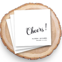 Guardanapo De Papel Casamento Personalizado Coquetel Napkins Com Nomes