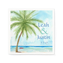 Casamento Personalizado de Árvore de Palma de Wate