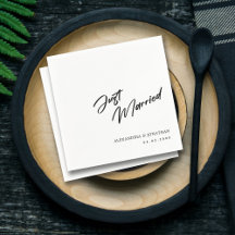 Casamento Personalizado de Recem casados Elegante 