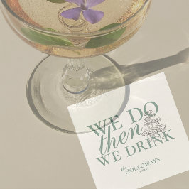 Guardanapo De Papel Casamento Personalizado de Script Elegante Simples