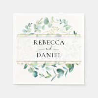Casamento Personalizado Eucalyptus Geométrico