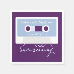 Guardanapo De Papel Casamento retro de Mixtape