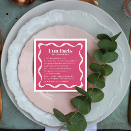 Guardanapo De Papel Casamento Retroativo de Coquette Curvy Ribbon