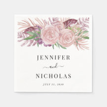 Casamento Rosa Bege Aquarela Floral