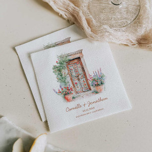 Guardanapo De Papel Casamento Rustic Mexico