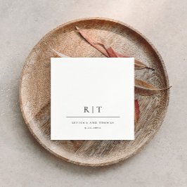 Guardanapo De Papel Casamento Simples Minimalista