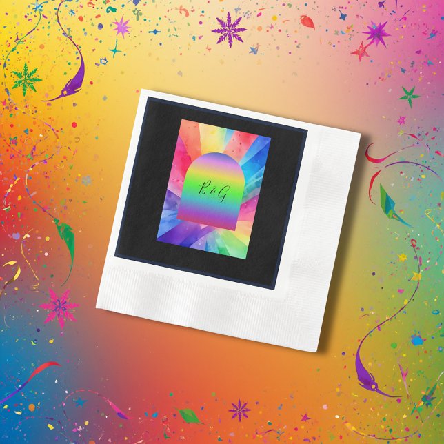 Guardanapo De Papel casamento transgênero em lgbtq (Criador carregado)