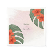 Casamento Tropical Monstera & Hibisco