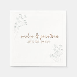 Guardanapo De Papel Casamento Verde