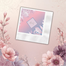 Guardanapo De Papel casamento vintage boho chic greenery