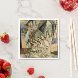 Guardanapo De Papel Casamento Vintage, Cores Tons Terrosos, Arte Cubis