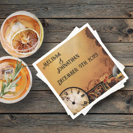 Guardanapo De Papel Casamento Vitoriano Steampunk