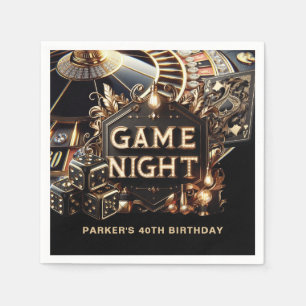 Guardanapo De Papel Casino Game Night Custom