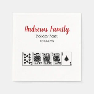 Guardanapo De Papel Casino Night Poker Royal Hetero Flush