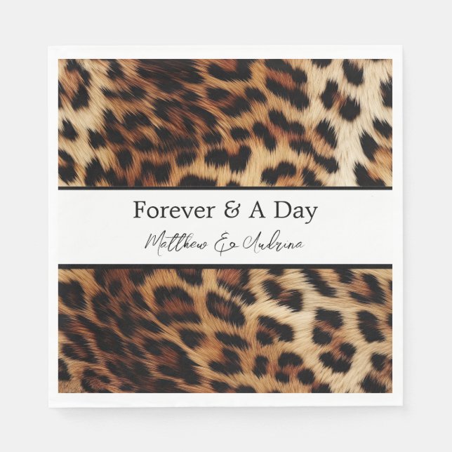 Guardanapo De Papel Castanho-Leopardo (Frente)