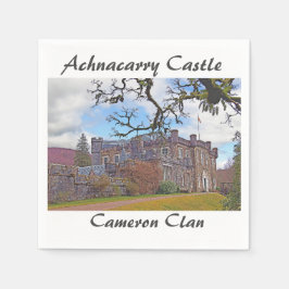 Guardanapo De Papel Castelo Achnacarry - Clan Cameron
