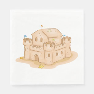 Guardanapo De Papel Castelo de areia