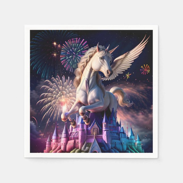 Guardanapo De Papel Castelo de Pegasus One (Frente)