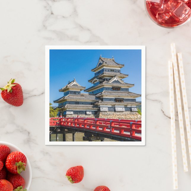 Guardanapo De Papel Castelo Matsumoto e ponte (Insitu)