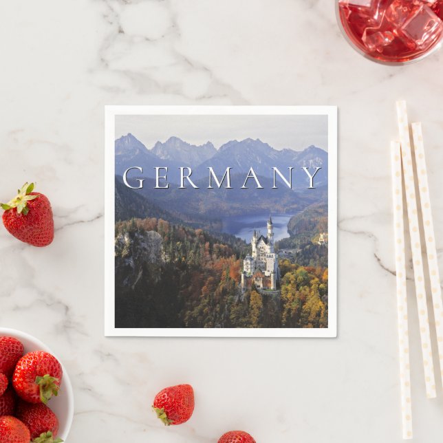 Guardanapo De Papel Castelo Neuschwanstein | Alemanha, Baviera (Insitu)