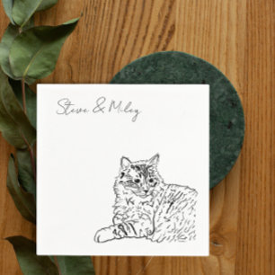 Guardanapo De Papel Cat Napkins para o cocktail de casamento Napkin
