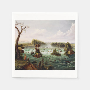 Guardanapo De Papel Cataratas de Saint Anthony por Henry Lewis