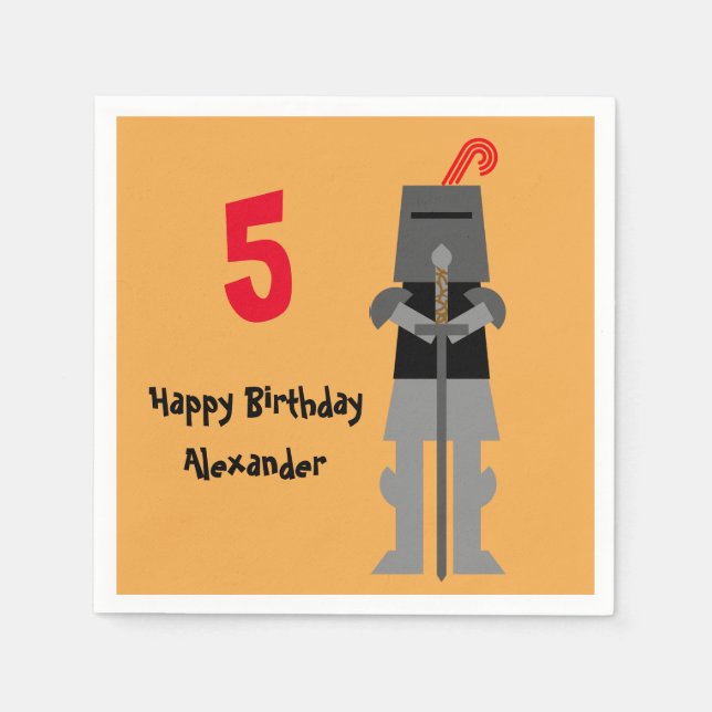 Guardanapo De Papel Cavaleiro (Frente)