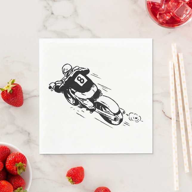 Guardanapo De Papel Cavaleiro Motocross (Criador carregado)