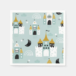 Guardanapo De Papel Cavaleiros e Dragões | Fairytale Festa de aniversá