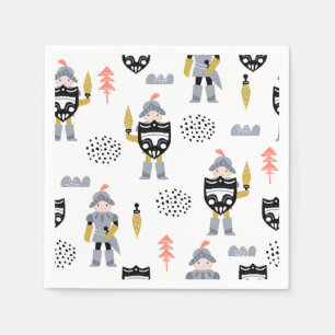 Guardanapo De Papel Cavaleiros e Dragões   Fairytale Festa de aniversá