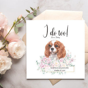 Guardanapo De Papel Cavalier King Charles Dog Casamento Cocktail Napki