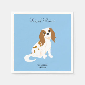 Guardanapo De Papel Cavalier King Charles Wedding Cocktail Napkins