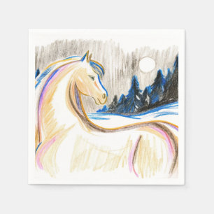 Guardanapo De Papel Cavalo de Miragem