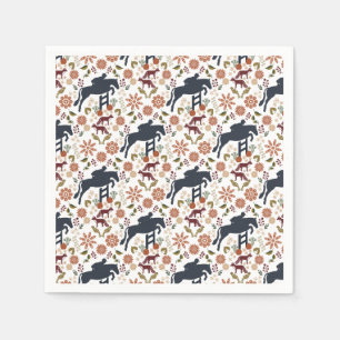 Guardanapo De Papel Cavalo e Cavaleiro Napkin Autumn Equestrian Folk