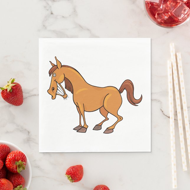 Guardanapo De Papel Cavalo Feliz (Criador carregado)