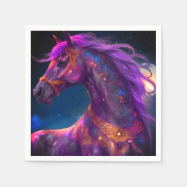 Guardanapo De Papel Cavalo Roxo