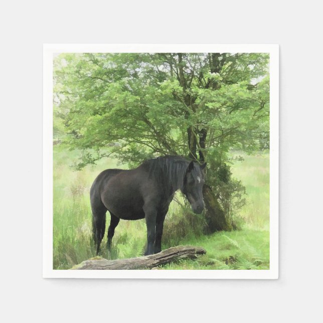 GUARDANAPO DE PAPEL CAVALOS (Frente)