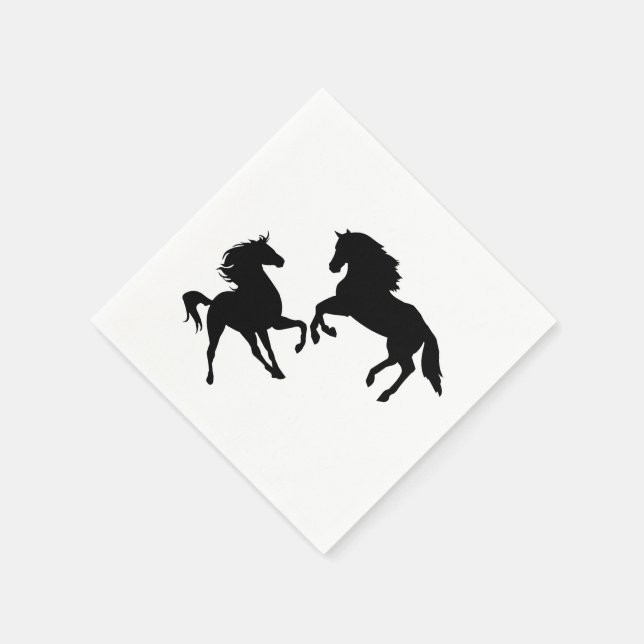 Guardanapo De Papel Cavalos Casal Napkins - Família (Canto)