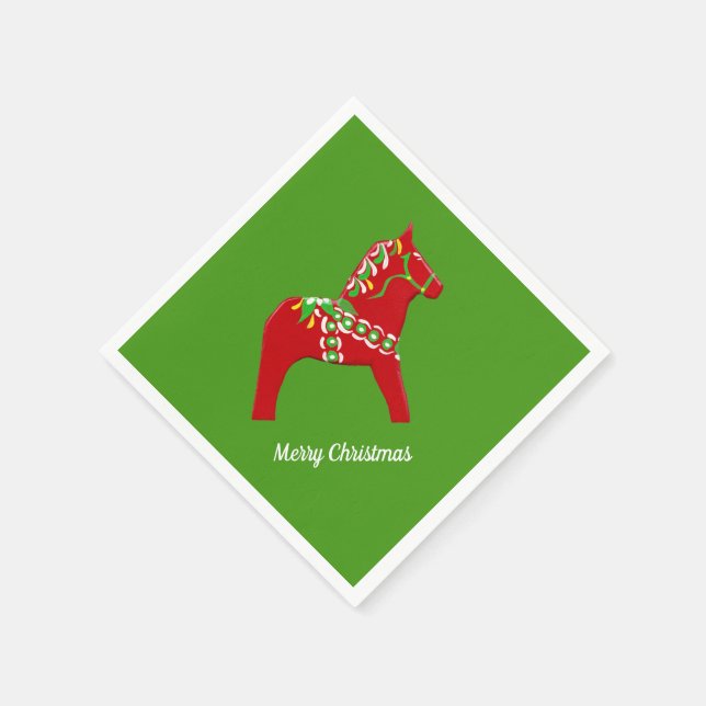 Guardanapo De Papel Cavalos de Natal Dala (Canto)