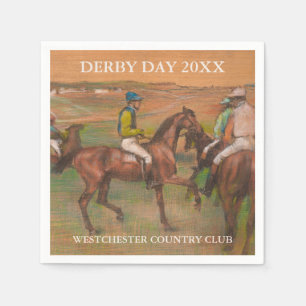 Guardanapo De Papel Cavalos de Raça Derby  Personalização de Edgar 