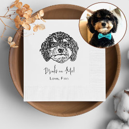 Guardanapo De Papel Cavoodle Dog Personalizado Beba Em Mim