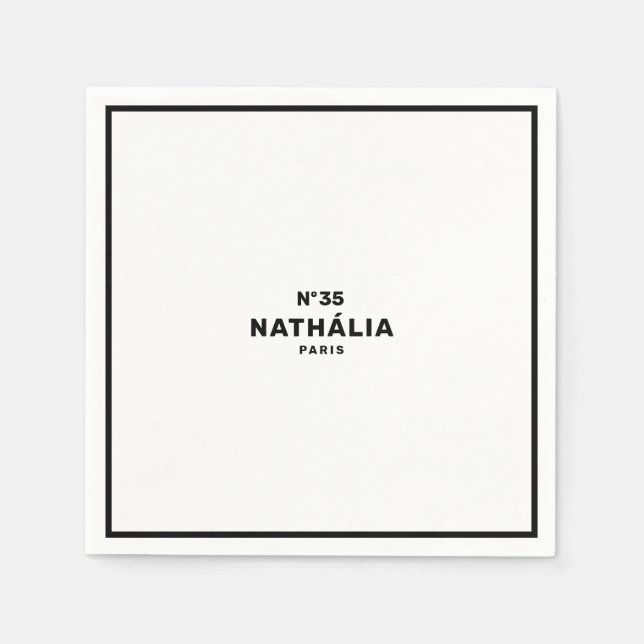 Guardanapo De Papel CC (Chic & Classic) (Frente)