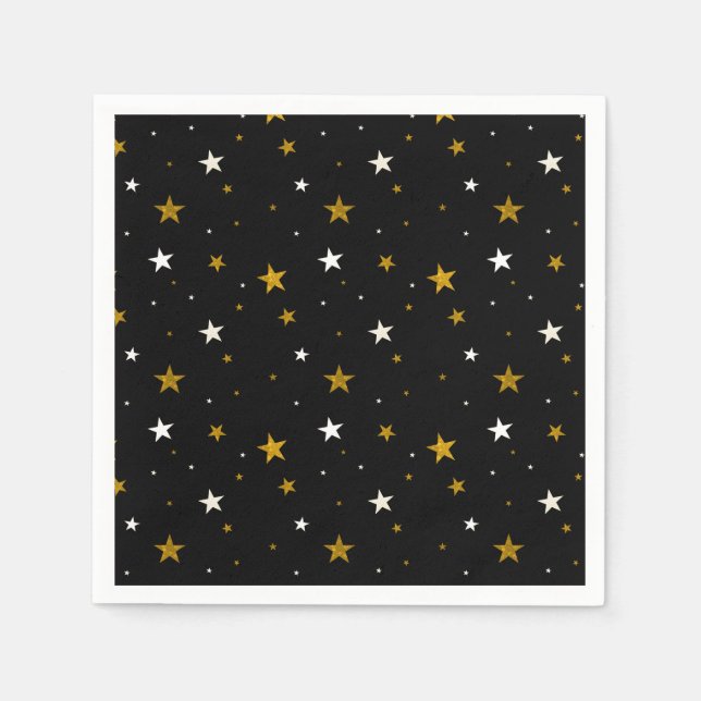 Guardanapo De Papel Celebração de Formatura da Noite Estrelada (Frente)